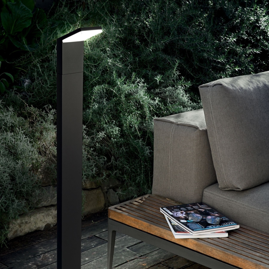 Ideal Lux- LED-ulkolamppu STYLE LED/8,5W/230V 4000K 100 cm CRI 90 IP54 musta