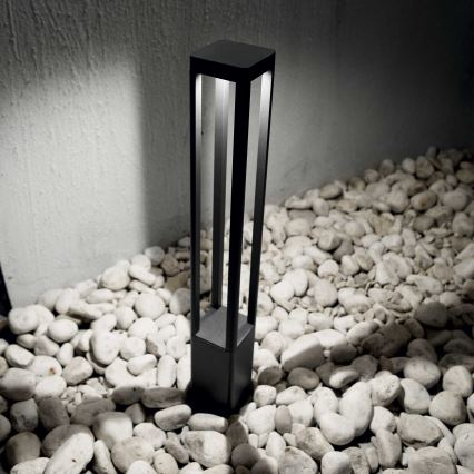 Ideal Lux - LED-ulkolamppu TIFONE LED/8,5W/230V 65,5 cm IP65 antrasiitti