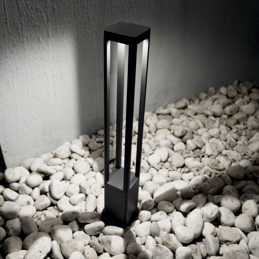 Ideal Lux - LED-ulkolamppu TIFONE LED/8,5W/230V 65,5 cm IP65 antrasiitti