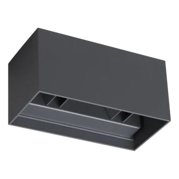 Ideal Lux - LED-ulkoseinävalaisin ATOM LED/25W/230V CRI 90 IP54 antrasiitti