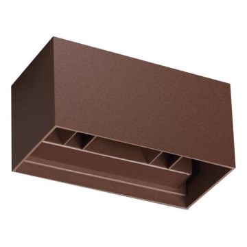 Ideal Lux - LED-ulkoseinävalaisin ATOM LED/25W/230V CRI 90 IP54 ruskea