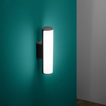 Ideal Lux - LED-ulkoseinävalaisin ETERE LED/9,5W/230V 4000K CRI 90 IP44 musta