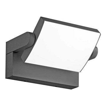 Ideal Lux - LED-ulkoseinävalaisin SWIPE LED/21W/230V CRI 90 IP54 antrasiitti