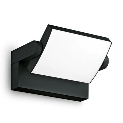 Ideal Lux - LED-ulkoseinävalaisin SWIPE LED/21W/230V CRI 90 IP54 musta