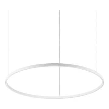 Ideal Lux - ORACLE SLIM LED-riippuvalaisin vaijerilla LED/53W/230V 4000K CRI 90 halkaisija 90 cm valkoinen