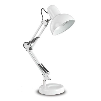 Ideal Lux - Pöytävalaisin 1xE27/40W/230V valkoinen