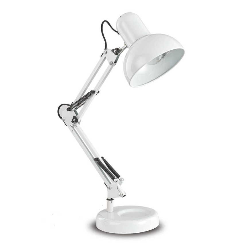 Ideal Lux - Pöytävalaisin 1xE27/40W/230V valkoinen