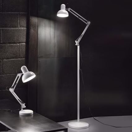 Ideal Lux - Pöytävalaisin 1xE27/40W/230V valkoinen