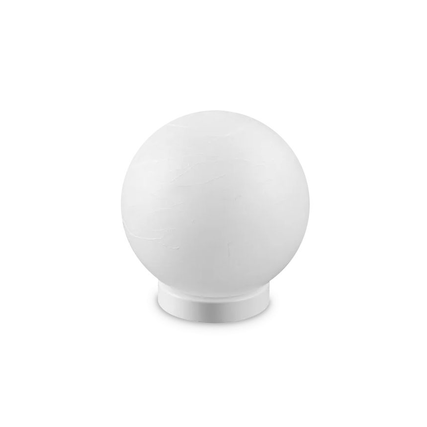 Ideal Lux - Pöytävalaisin CARTA 1xE27/25W/230V halkaisija 20 cm valkoinen