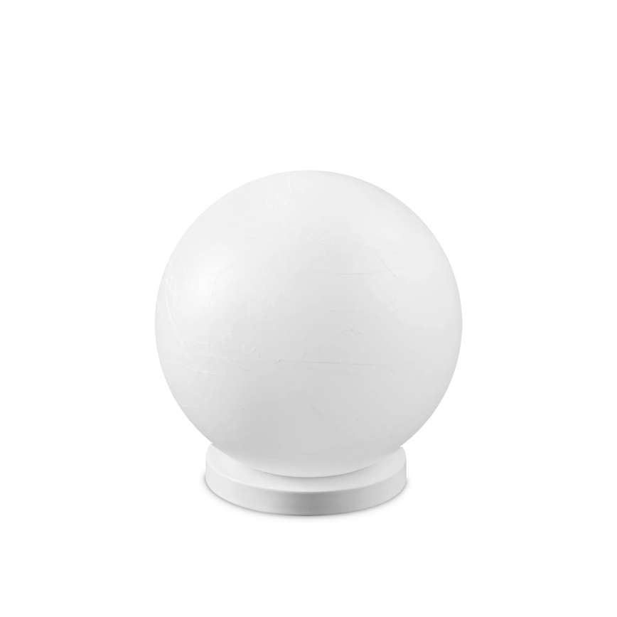 Ideal Lux - Pöytävalaisin CARTA 1xE27/25W/230V halkaisija 40 cm valkoinen