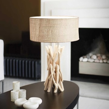 Ideal Lux - Pöytävalaisin DRIFTWOOD 1xE27/60W/230V guava