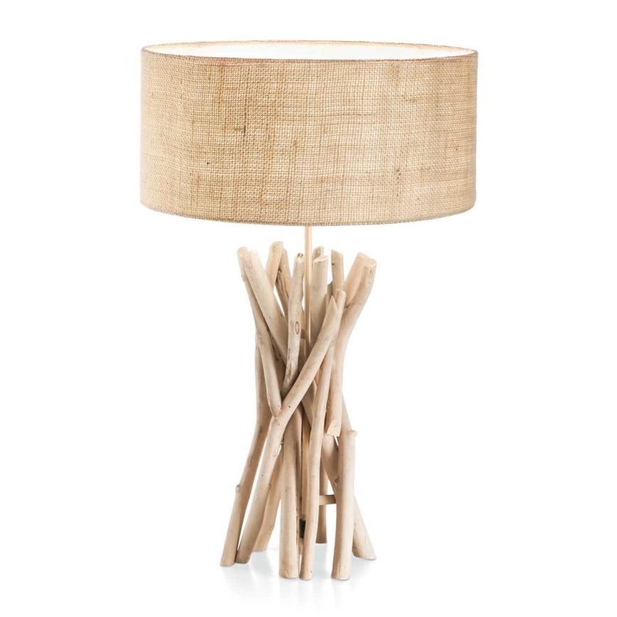 Ideal Lux - Pöytävalaisin DRIFTWOOD 1xE27/60W/230V guava