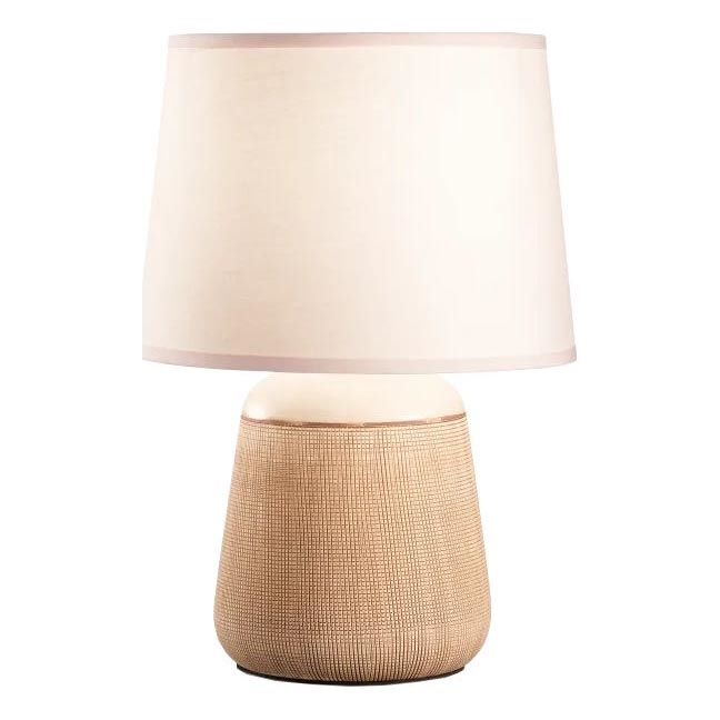 Ideal Lux - Pöytävalaisin KALI 1xE14/40W/230V keramiikka/kerma/beige