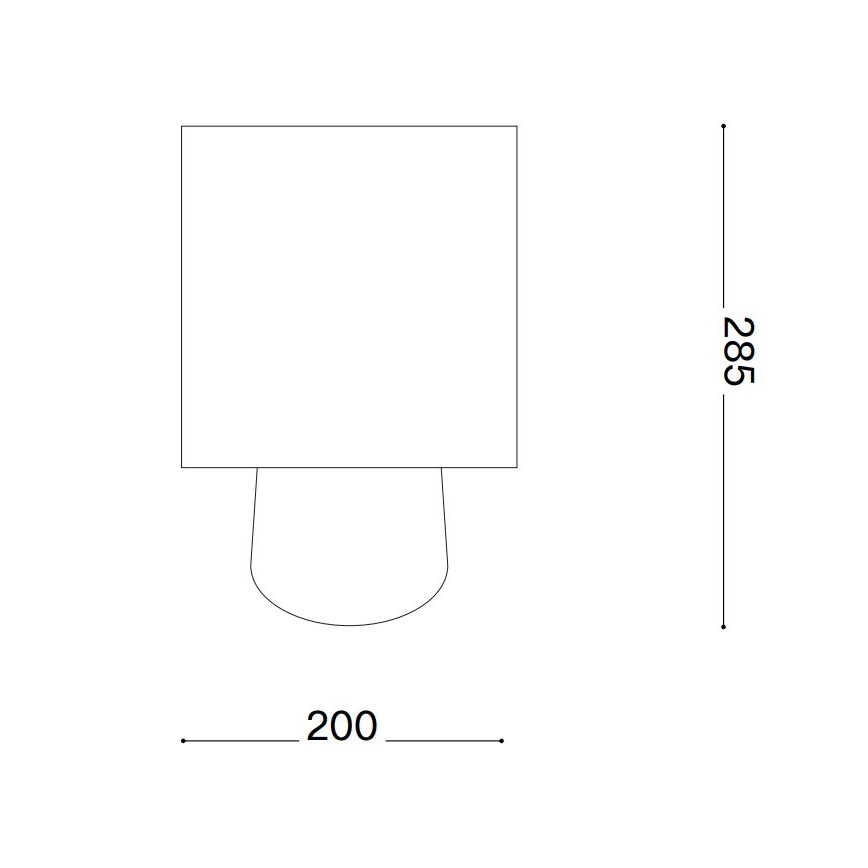 Ideal Lux - Pöytävalaisin KALI 1xE14/40W/230V keramiikka/kerma/beige