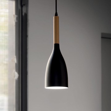 Ideal Lux - Riippuvalaisin 1xE14/40W/230V pyökki