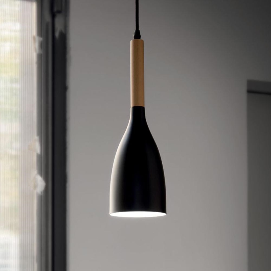 Ideal Lux - Riippuvalaisin 1xE14/40W/230V pyökki