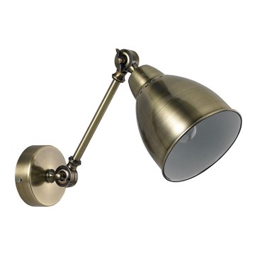 Ideal Lux - Seinävalaisin 1xE27/60W/230V pronssi