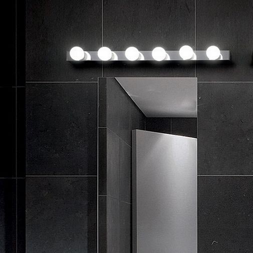 Ideal Lux - Seinävalaisin PRIVE 6xE14/40W/230V kiiltävä kromi