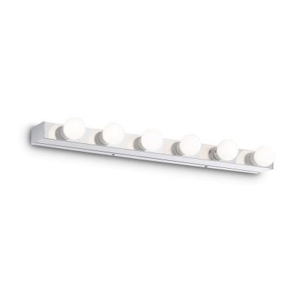 Ideal Lux - Seinävalaisin PRIVE 6xE14/40W/230V kiiltävä kromi