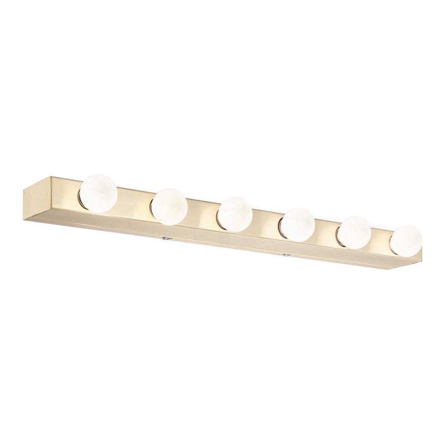 Ideal Lux - Seinävalaisin PRIVE 6xE14/40W/230V messinki