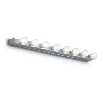 Ideal Lux - Seinävalaisin PRIVE 8xE14/40W/230V kiiltävä kromi
