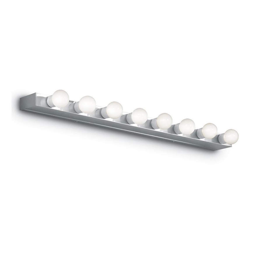 Ideal Lux - Seinävalaisin PRIVE 8xE14/40W/230V kiiltävä kromi