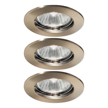 Ideal Lux - SETTI 3x Upotettu valo 1xGU10/50W/230V