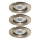 Ideal Lux - SETTI 3x Upotettu valo 1xGU10/50W/230V
