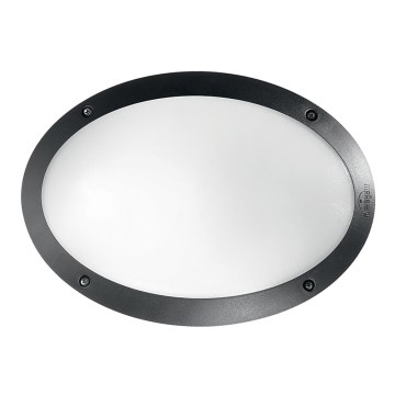 Ideal Lux - Työvalo 1xE27/23W/230V IP66 musta