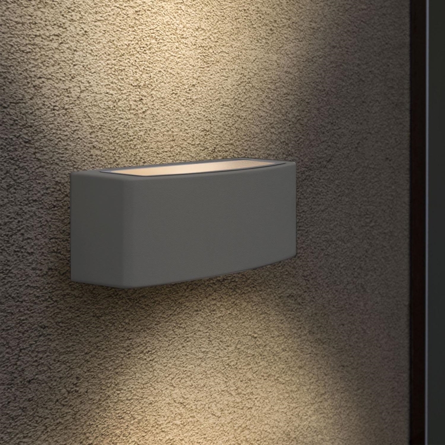 Ideal Lux - Ulkoseinävalaisin ANDROMEDA 1xE27/60W/230V IP55 antrasiitti