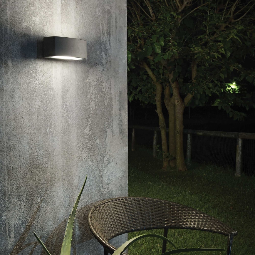 Ideal Lux - Ulkoseinävalaisin ANDROMEDA 1xE27/60W/230V IP55 musta