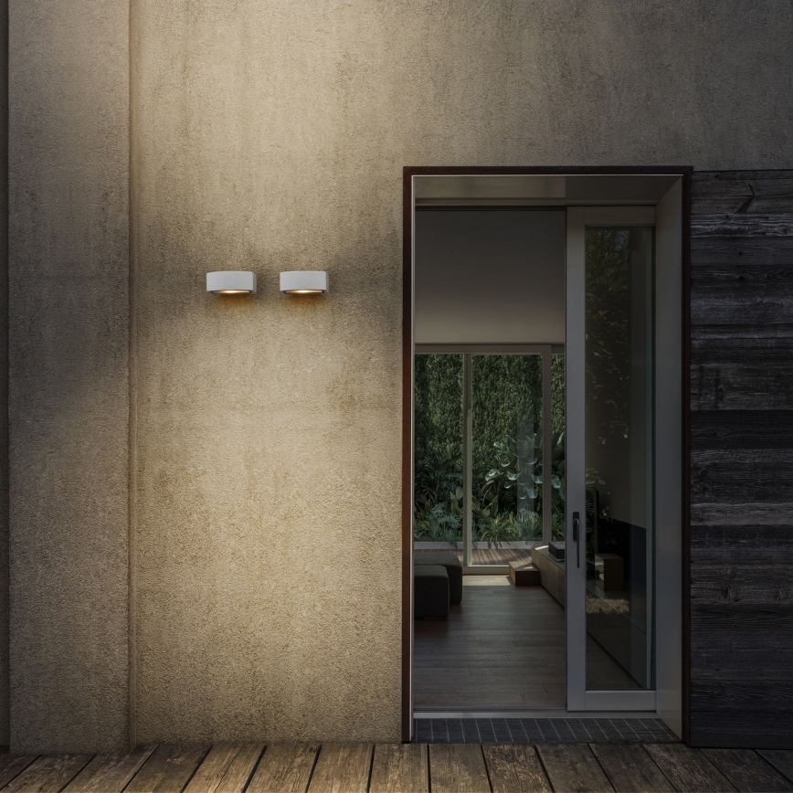 Ideal Lux - Ulkoseinävalaisin ANDROMEDA 1xE27/60W/230V IP55 valkoinen