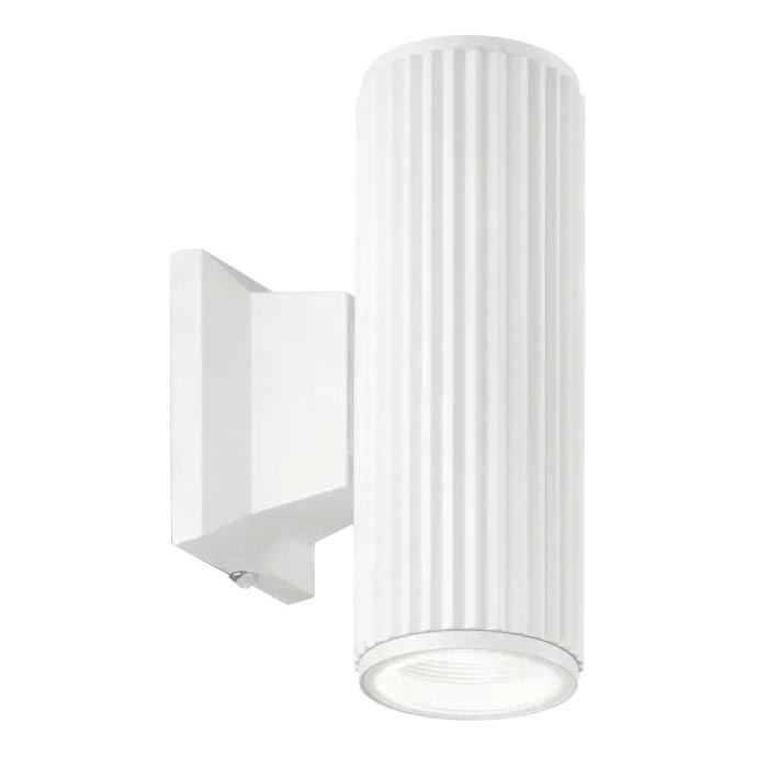 Ideal Lux - Ulkoseinävalaisin BASE 2xGU10/28W/230V IP44 valkoinen