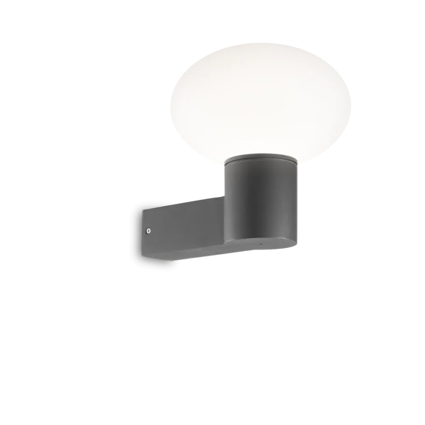 Ideal Lux - Ulkoseinävalaisin CLIO 1xE27/42W/230V IP44 antrasiitti