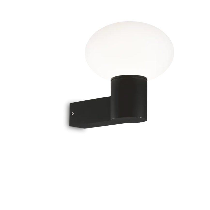 Ideal Lux - Ulkoseinävalaisin CLIO 1xE27/42W/230V IP44 musta