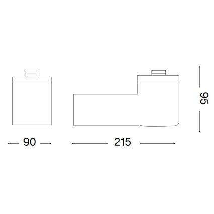 Ideal Lux - Ulkoseinävalaisin CLIO 1xE27/42W/230V IP44 musta