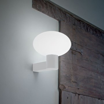 Ideal Lux - Ulkoseinävalaisin CLIO 1xE27/42W/230V IP44 valkoinen