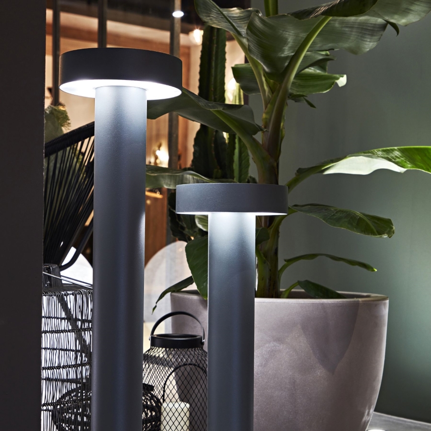 Ideal Lux - Ulkovalaisin 4xG9/15W/230V 60 cm IP44 antrasiitti