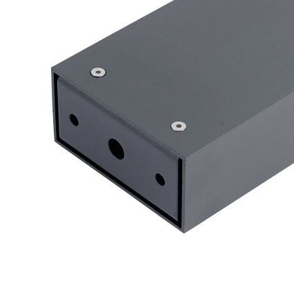 Ideal Lux - Ulkovalaisin SIRIO 2xG9/15W/230V IP44 antrasiitti