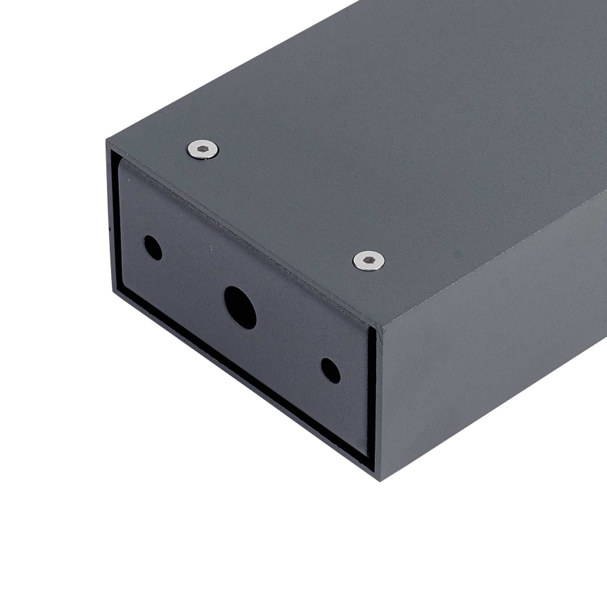 Ideal Lux - Ulkovalaisin SIRIO 2xG9/15W/230V IP44 antrasiitti
