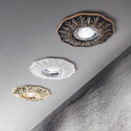 Ideal Lux - Upotettava valo 1xGU10/50W/230V kulta