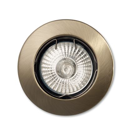 Ideal Lux - Upotettu valo JAZZ 1xGU10/50W/230V pronssi