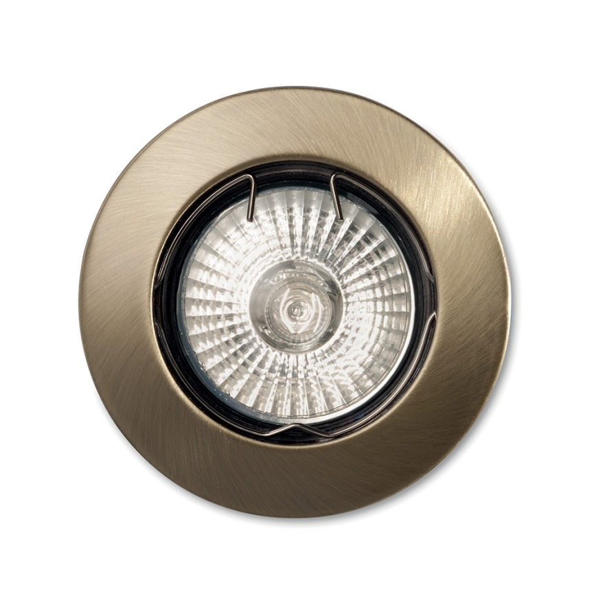 Ideal Lux - Upotettu valo JAZZ 1xGU10/50W/230V pronssi