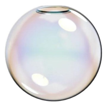 Ideal Lux - Vaihtovarjostin kattokruunuun MAPA halkaisija 15 cm läpinäkyvä