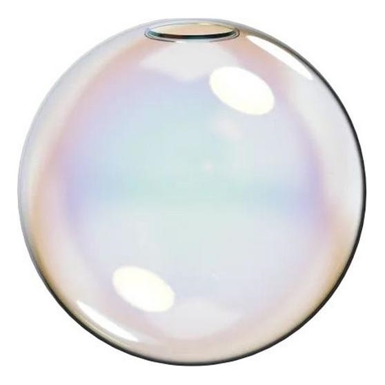 Ideal Lux - Vaihtovarjostin kattokruunuun MAPA halkaisija 20 cm läpinäkyvä