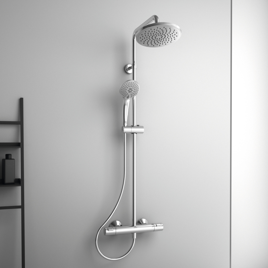 Ideal Standard A7208AA - Termostaattinen suihkusarja CERATHERM T25, kiiltävä kromi