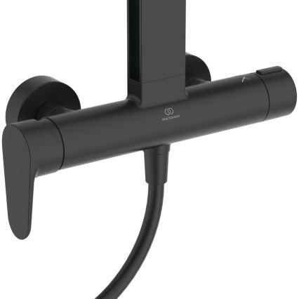 Ideal Standard BD584XG - Suihkusetti CERAFLOW ALU+ sekoittimella, mattamusta