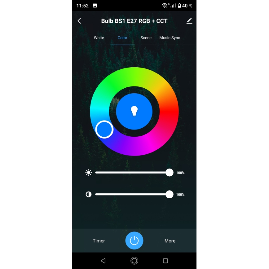 LED RGBW himmennettävä kylpyhuoneen kattovalaisin LED/15W/230V 3000-6500K 22x22 cm IP54 valkoinen Wi-Fi