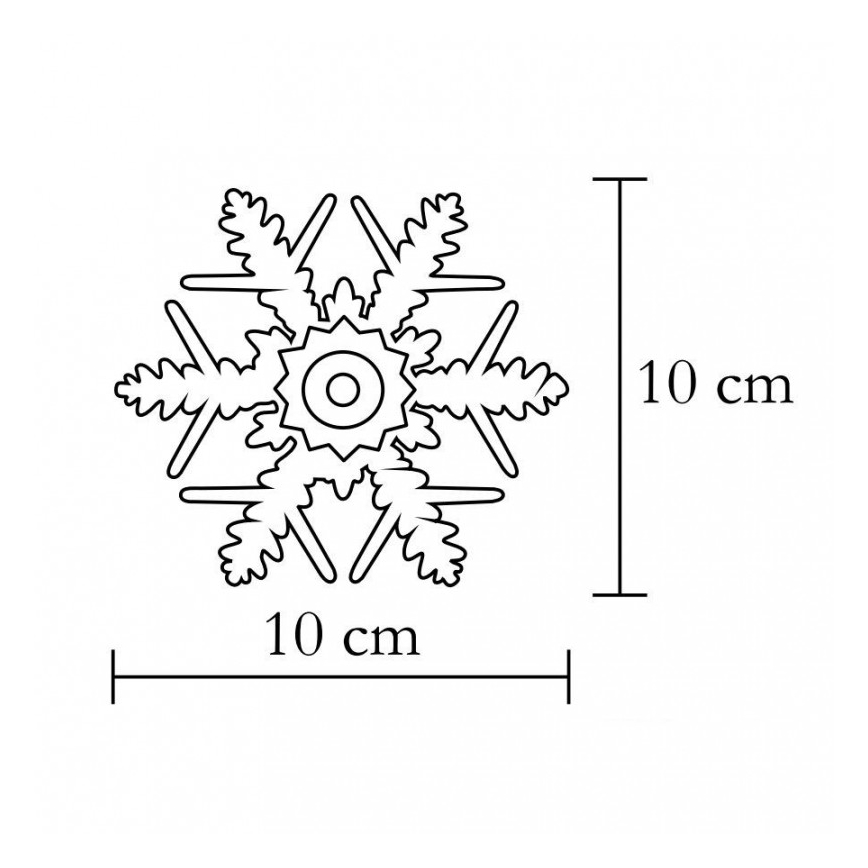 Ikkunakoriste 1xLED/2xCR2032