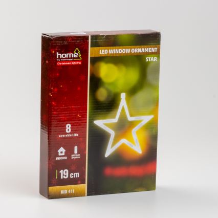 Ikkunoiden koriste 8xLED/3xAA